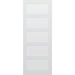 5 Panel Primed Hardwood Shaker Door - Foxstow
