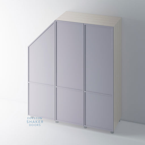 Painted, Slimline Shaker 2 Panel Angled Door - Foxstow