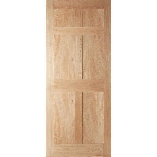 6 Panel Oak Shaker Door - Foxstow