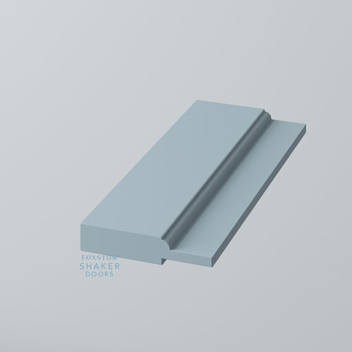 Painted, 3 Panel Shaker with OVOLO Wardrobe Door - Foxstow