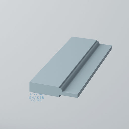Painted, 4 Panel Shaker with OVOLO Wardrobe Door - Foxstow