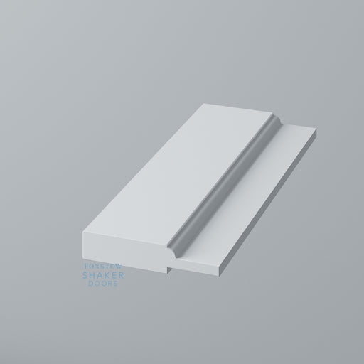 Primed, Shaker Kitchen Door with Ovolo Moulding for HOWDENS - Foxstow
