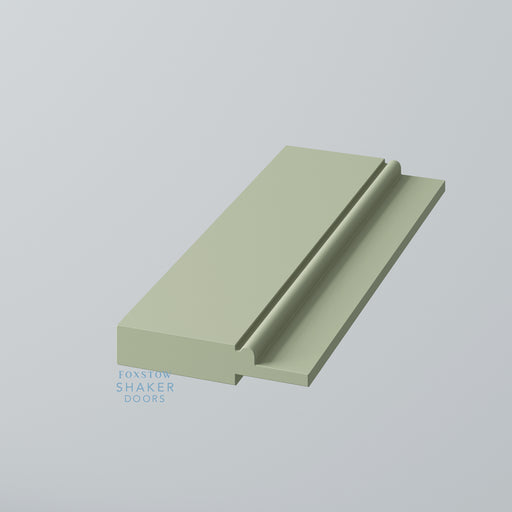 Painted, Shaker End Panel With Staff Bead Mouldings for HOWDENS - Foxstow