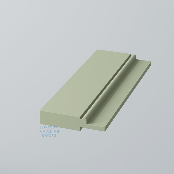 Painted, Shaker End Panel With Staff Bead Mouldings for HOWDENS - Foxstow