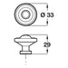 Ariel, Zinc Alloys, Knob - Foxstow
