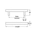 Bella, Steel Bar Handle - Foxstow