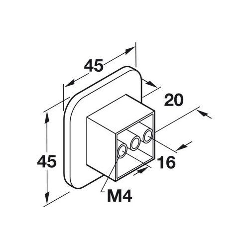 Flynn, Zinc Alloy, Knobs - Foxstow