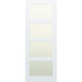 Glazed 4 Panel Hardwood Shaker Door - Foxstow