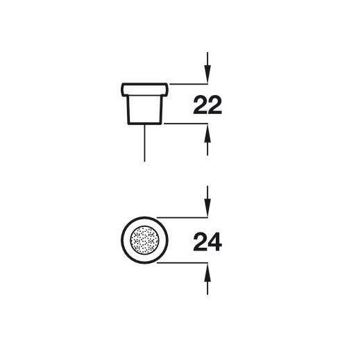 Glitter, Zinc Alloy, Knob - Foxstow