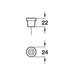 Glitter, Zinc Alloy, Knob - Foxstow