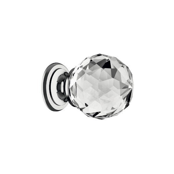 Harley, Zinc Alloy and Crystal Glass, Knob - Foxstow