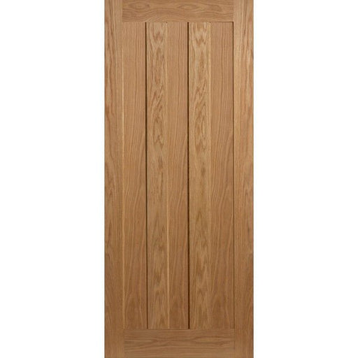 3 Vertical Panel Oak Shaker Door - Foxstow