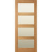 Glazed 4 Panel Solid Oak Shaker Door - Foxstow