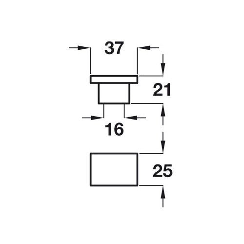 Lara, Zinc Alloy, Knobs - Foxstow