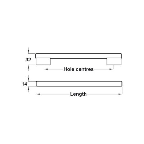 Laurel, Stainless Steel, Bar Handle - Foxstow