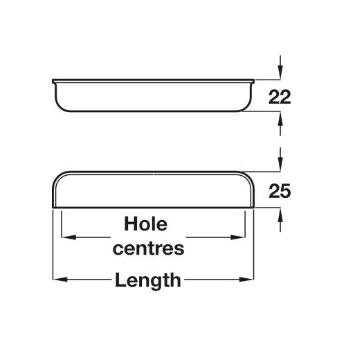 Odessa, Zinc Alloy Cup Pull Handle - Foxstow