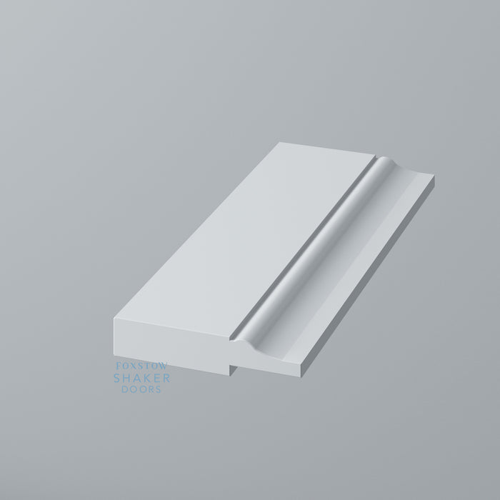 Primed, Shaker Kitchen Door with OGEE Mouldings - Foxstow