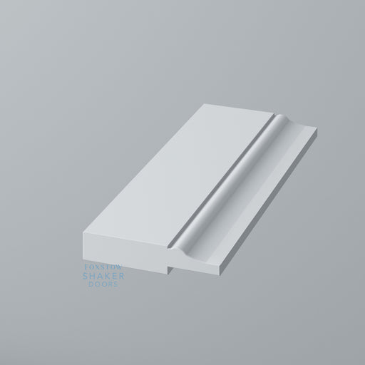 Primed, Shaker Wardrobe Door with OGEE Mouldings - Foxstow
