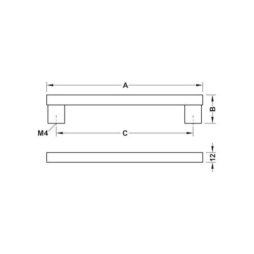 Orlana, Stainless Steel, Bar Handle - Foxstow