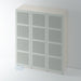 Painted, 4 Panel Reeded Shaker Wardrobe Door - Foxstow