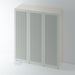 Painted, Shaker Reeded Wardrobe Door for IKEA PAX - Foxstow
