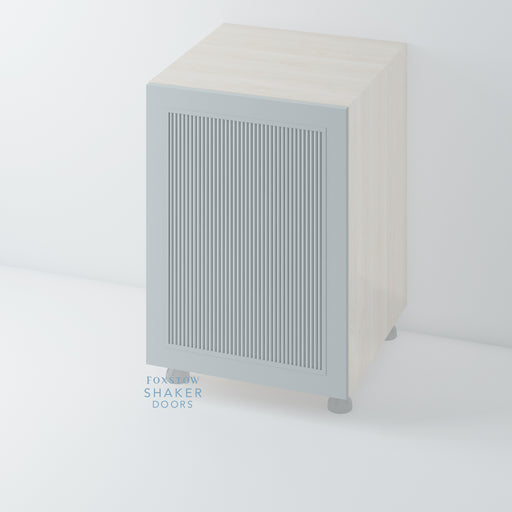 Painted, Shaker Reeded Kitchen Door - Foxstow