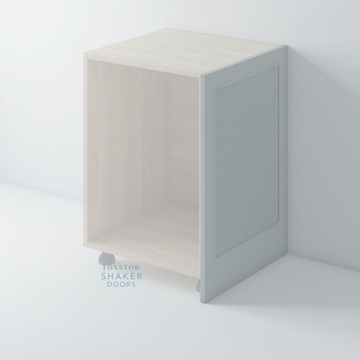 Painted, Reeded Shaker End Panel for HOWDENS - Foxstow