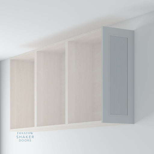 Painted, Reeded Shaker End Panel for HOWDENS - Foxstow