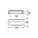 Rhin, Zinc Alloy, Inset Handle - Foxstow