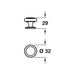 Rochdale, Zinc Alloy, Knob - Foxstow