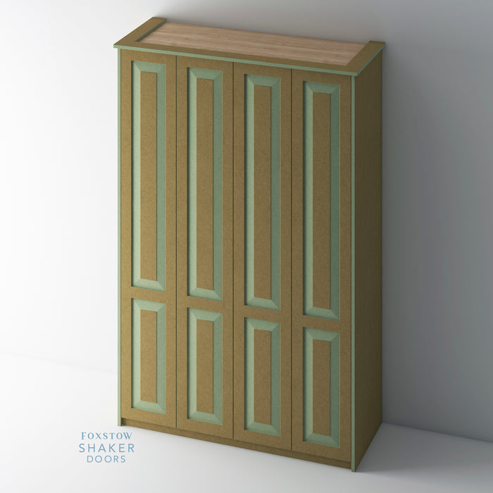 Bare, Shaker Style with Raised Panel PAX Set - Foxstow