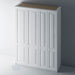 Primed, Shaker Style with Raised Panel PAX Set - Foxstow