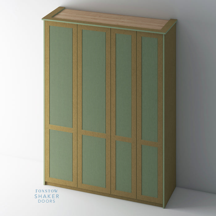 Bare, Reeded Shaker PAX Set - Foxstow