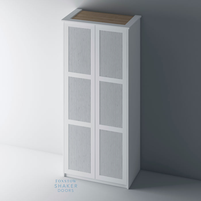 Primed, Reeded Shaker PAX Set - Foxstow