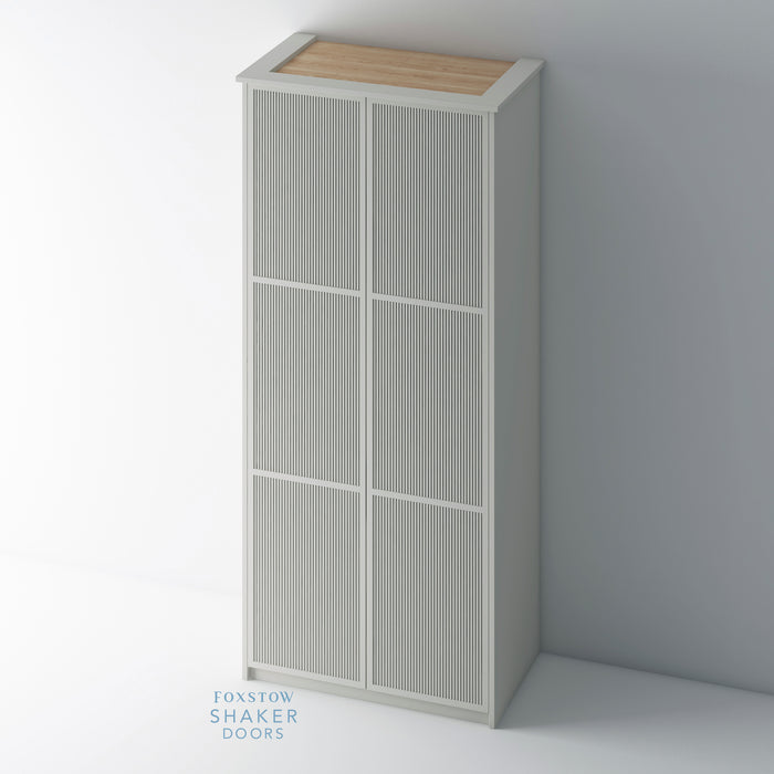 Painted, Slimline Shaker Reeded PAX Set - Foxstow