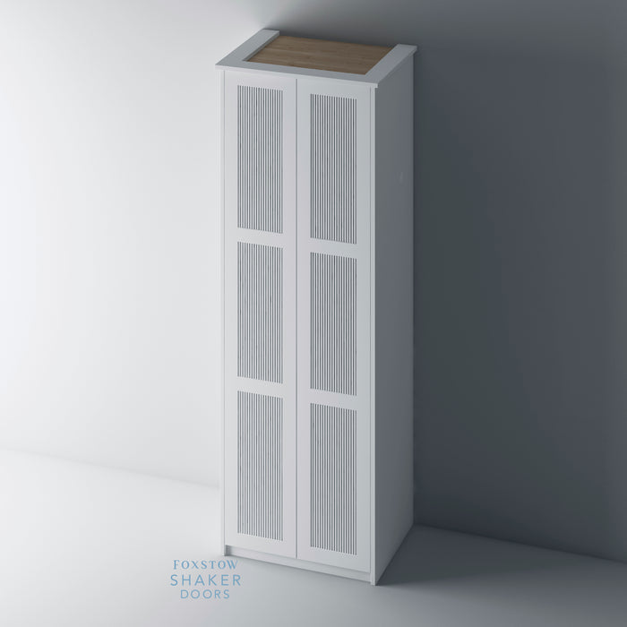 Primed, Reeded Shaker PAX Set - Foxstow