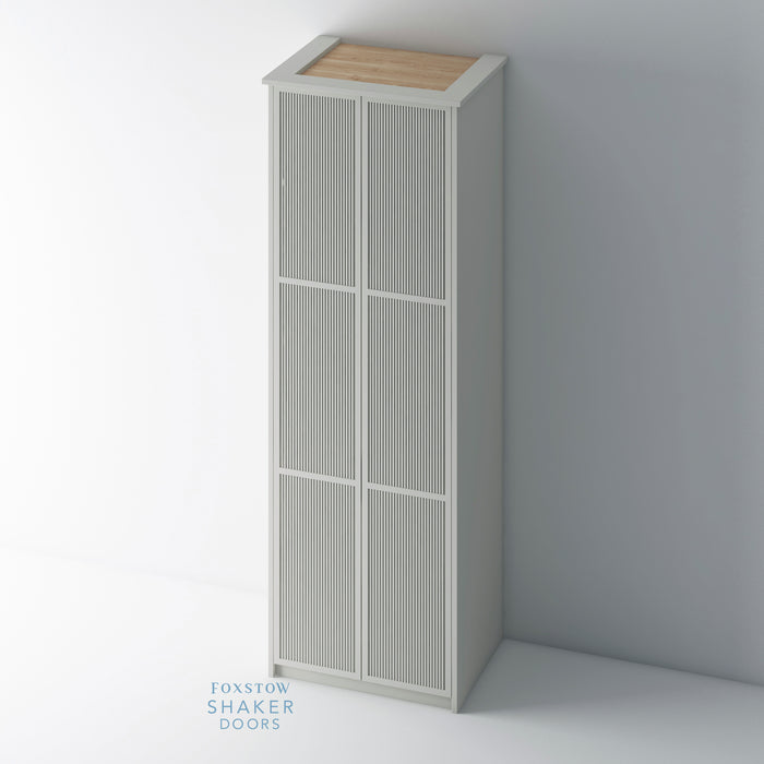 Painted, Slimline Shaker Reeded PAX Set - Foxstow