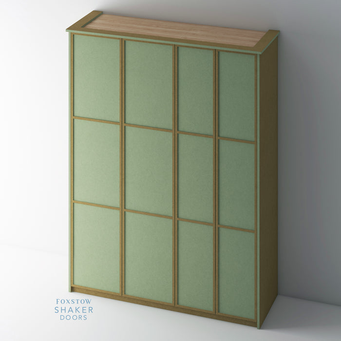 Bare, Shaker Slimline PAX Set - Foxstow
