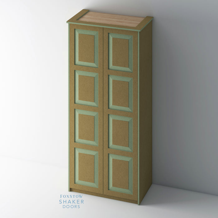Bare, Shaker Style with Raised Panel PAX Set - Foxstow