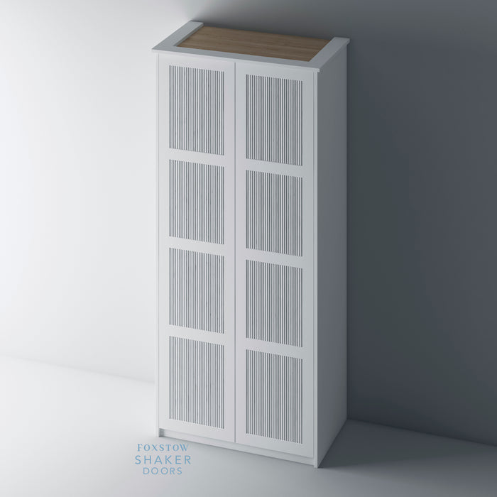 Primed, Reeded Shaker PAX Set - Foxstow