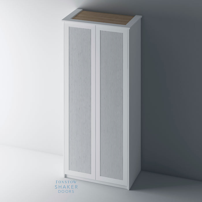 Primed, Reeded Shaker PAX Set - Foxstow