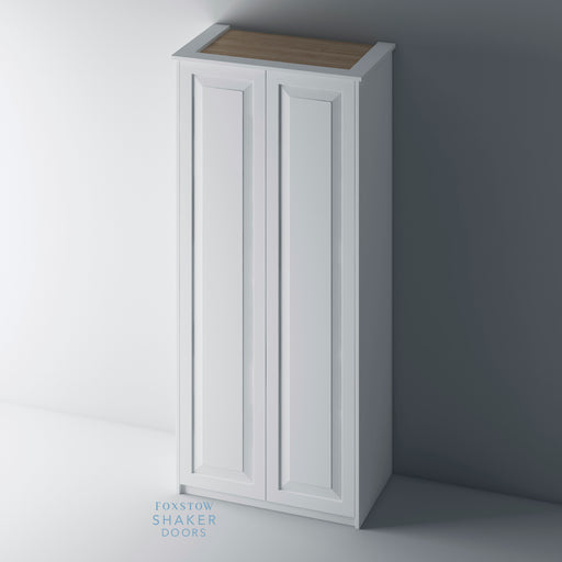 Primed, Shaker Style with Raised Panel PAX Set - Foxstow