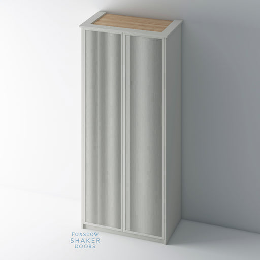 Painted, Slimline Shaker Reeded PAX Set - Foxstow