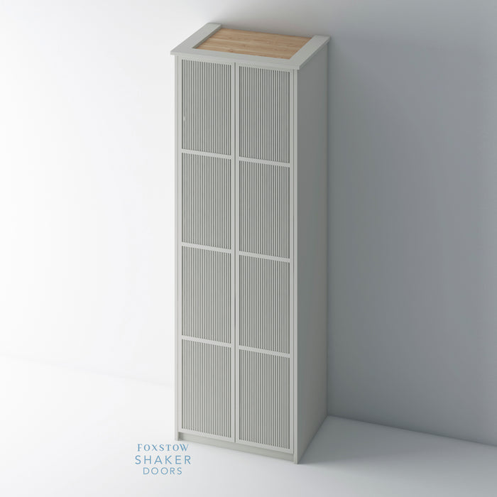 Painted, Slimline Shaker Reeded PAX Set - Foxstow