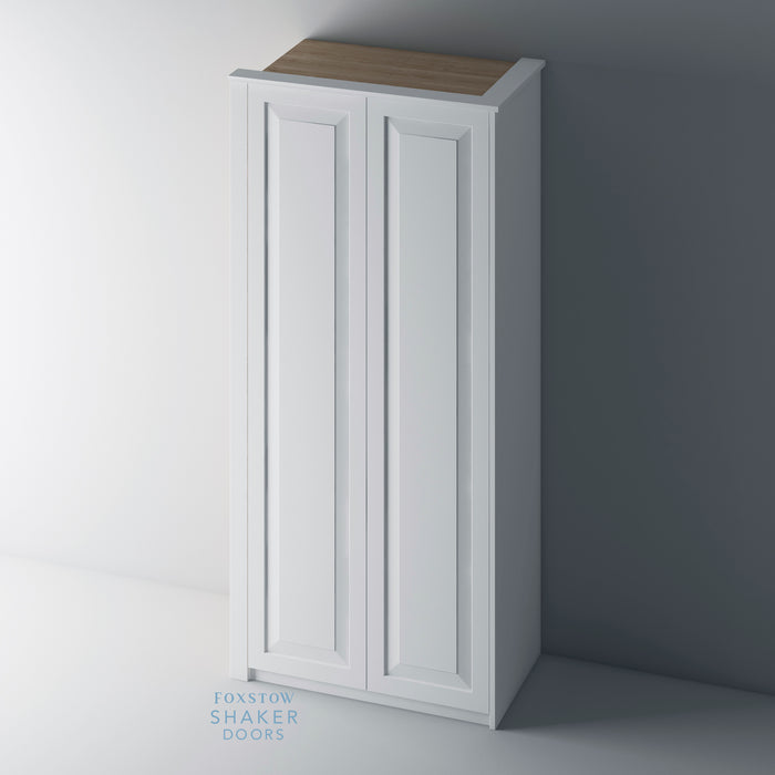Primed, Shaker Style with Raised Panel PAX Set - Foxstow