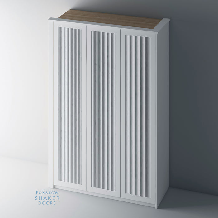 Primed, Reeded Shaker PAX Set - Foxstow