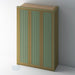 Bare, Reeded Shaker PAX Set - Foxstow
