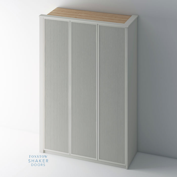 Painted, Slimline Shaker Reeded PAX Set - Foxstow