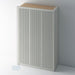 Painted, Slimline Shaker Reeded PAX Set - Foxstow