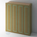 Bare, Shaker Style with Raised Panel PAX Set - Foxstow